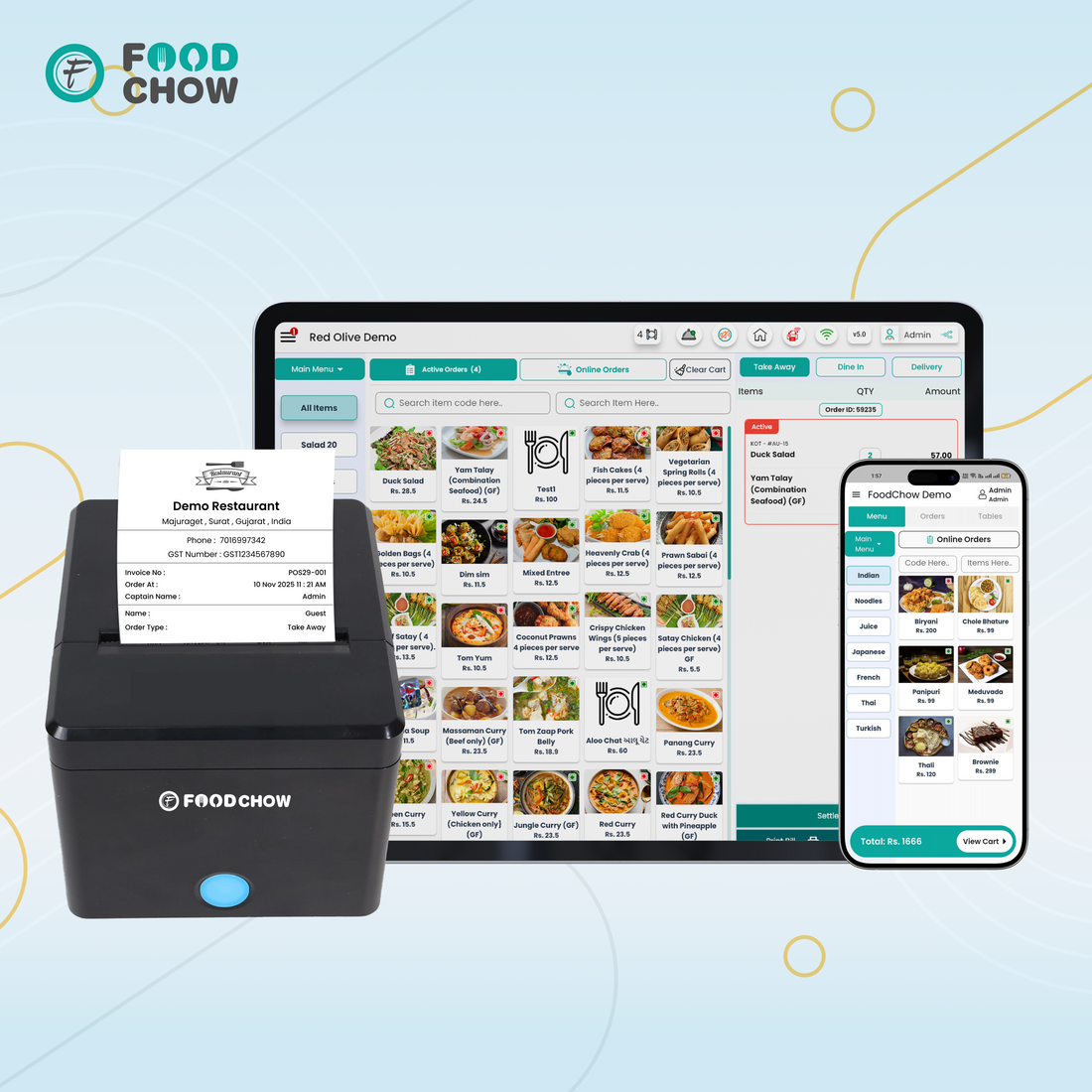 Why Delhi Restaurants Need a Fast 3-Inch Thermal POS Printer in 2025
