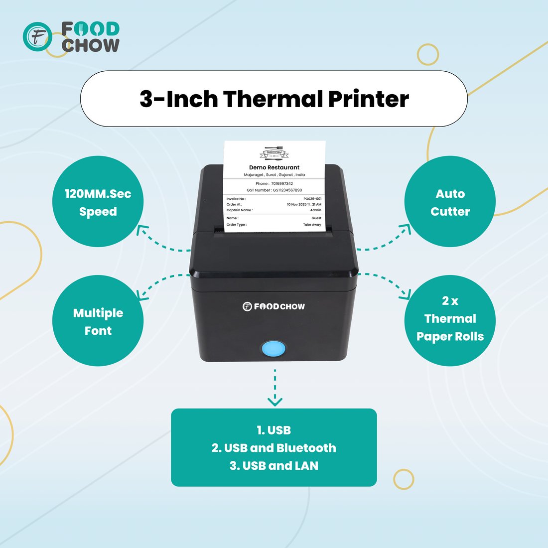 The Best USB 3-Inch Thermal POS Printer for Mumbai Restaurants: Fast Billing, Zero Hassle, and Full POS Compatibility