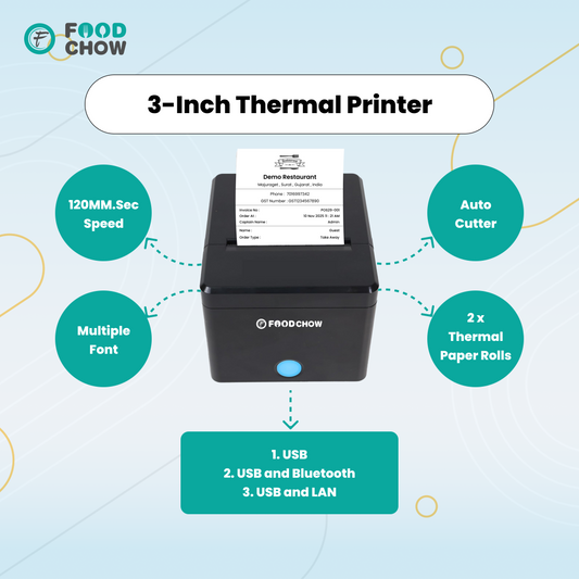 The Best USB 3-Inch Thermal POS Printer for Mumbai Restaurants: Fast Billing, Zero Hassle, and Full POS Compatibility