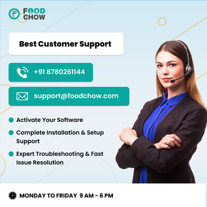 Foodchow Online Ordering Plan with QR Code | Dine-In & Takeaway Orders (Cash on Delivery)