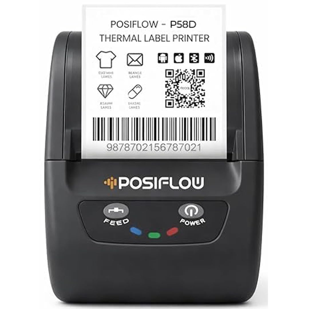 Posiflow Portable Thermal Label & Receipt Printer