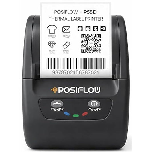 Posiflow Portable Thermal Label & Receipt Printer
