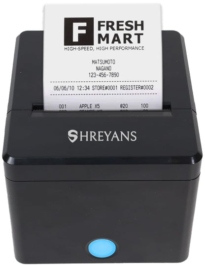 SHREYANS 80mm Thermal Billing Printer with Auto Cutter (3 Inch)