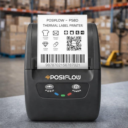 Posiflow Portable Thermal Label & Receipt Printer