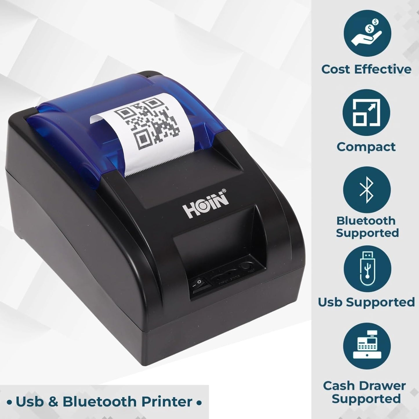 Restaurant POS Premium Billing Software with Hoin 58mm Thermal Receipt Printer