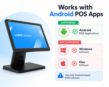 Landi C20 Lite Touchscreen Billing Terminal | FoodChow POS for Restaurants