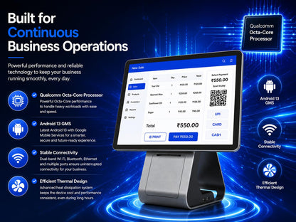 LANDI C20 Pro Android Restaurant POS Terminal with 80mm Printer