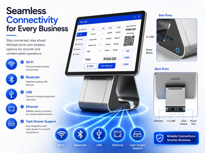 LANDI C20 Pro Android Restaurant POS Terminal with 80mm Printer