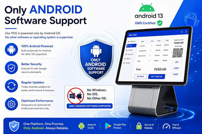 LANDI C20 Pro Android Restaurant POS Terminal with 80mm Printer