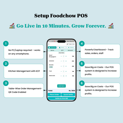 FoodChow All-in-One POS Billing  System