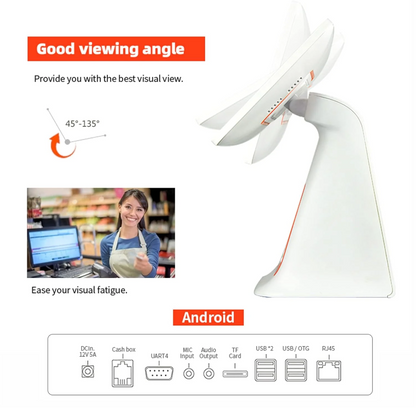 FoodChow Premium Restaurant POS Software with Touch Screen & Inbuilt 58mm Printer