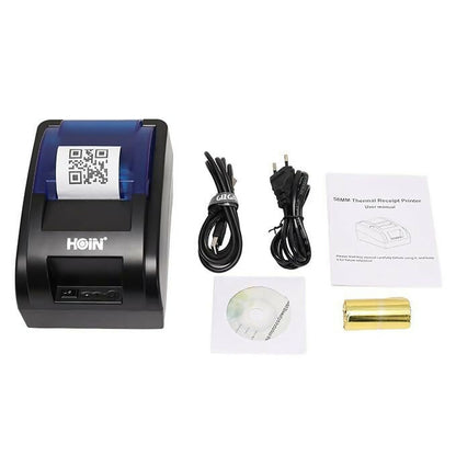 HOIN 58MM (2 Inch) Bluetooth + USB Thermal Receipt Printer with Free Trial Software